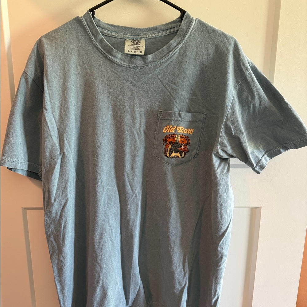 Old row Blue Men's T-Shirt
